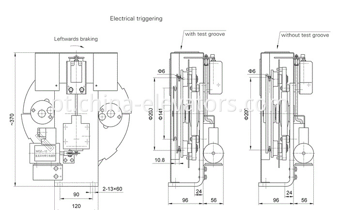 MRL Elevator Speed Governors OSR-UD-9C
